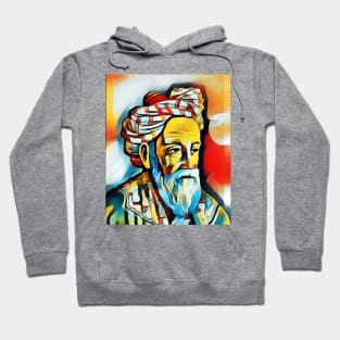 Omar Khayyam Abstract Portrait | Omar Khayyam Artwork 3 Hoodie